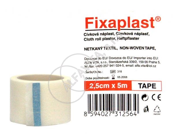 FIXAplast NETKANÁ 2,5cm x 5m