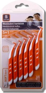 Soft Dent mezizubní kartáčky 0,5 S - zahnuté "L" 6ks